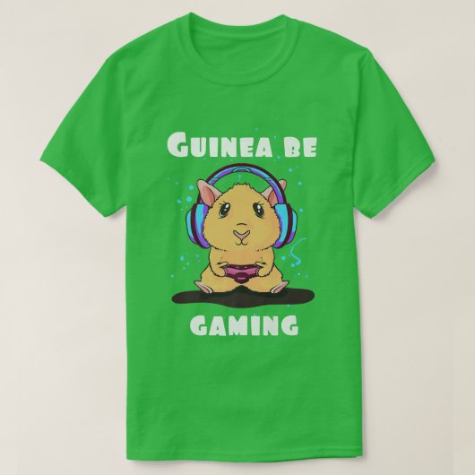 Guinee-cavia's citeert videogame t-shirt (Design voorkant)