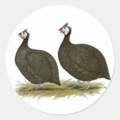 Guinee: Chocolade Ronde Sticker (Voorkant)