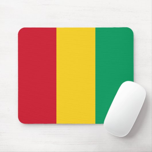 Guinee-Conakry Flag Mousepad Muismat (Met muis)