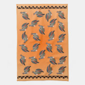 GUINEE FOWL 35 OVER DRUKTE EN GRENZEN THEEDOEK (Verticaal)