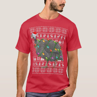 Guinee-Fowl Bird Lover Santa Hat Ugly Guinee Fowl T-shirt