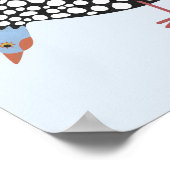 Guinee Fowl Bird Poster (Hoek)