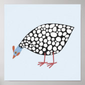 Guinee Fowl Bird Poster (Voorkant)