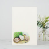 Guinee Fowl buiten Briefpapier (Staand voorkant)