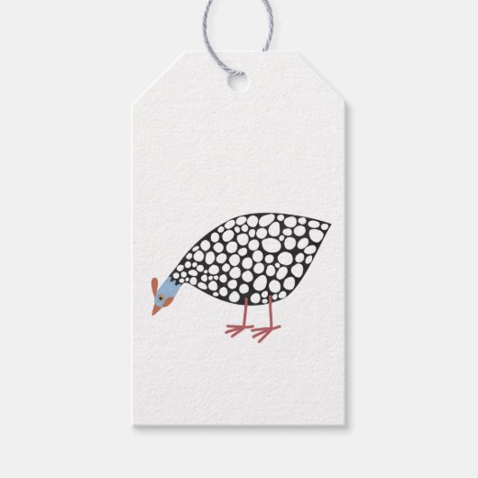 Guinee Fowl Cadeaulabel (Voorkant)