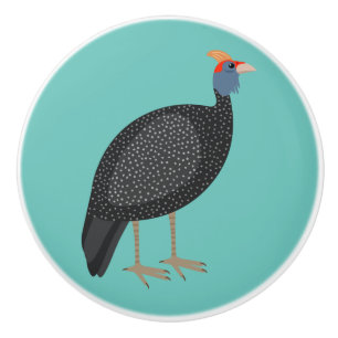 Guinee Fowl Ceramic Knob Keramische Knop