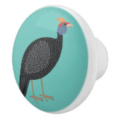 Guinee Fowl Ceramic Knob Keramische Knop (Rechts)