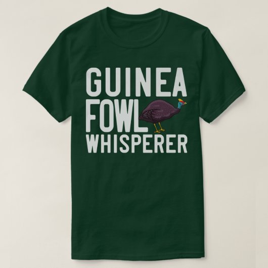 Guinee-Fowl Chicken Hen Farmer T-shirt (Design voorkant)