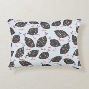 Guinee-Fowl Cute Bird Pattern Accent Kussen