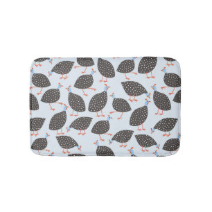 Guinee-Fowl Cute Bird Pattern Badmat