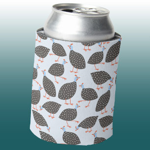 Guinee-Fowl Cute Bird Pattern Blikjeskoeler