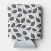 Guinee-Fowl Cute Bird Pattern Blikjeskoeler (Achterkant)