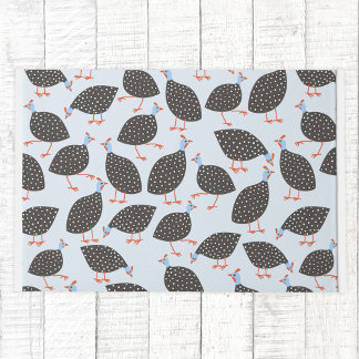 Guinee-Fowl Cute Bird Pattern Deurmat