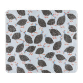 Guinee-Fowl Cute Bird Pattern Snijplank (Voorkant)