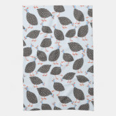 Guinee-Fowl Cute Bird Pattern Theedoek (Verticaal)