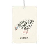 Guinee Fowl Fun gepersonaliseerd Luchtverfrisser (Voorkant)