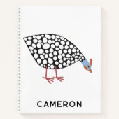 Guinee Fowl Fun gepersonaliseerd Notitieboek (Voorkant)