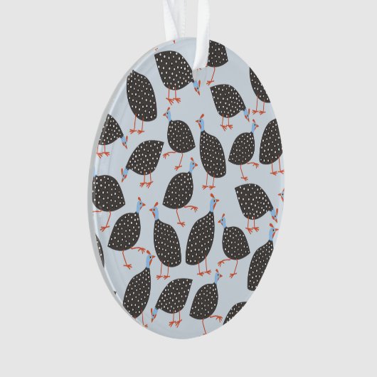 Guinee Fowl Ornament (voorkant)