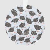 Guinee Fowl Ornament (voorkant)