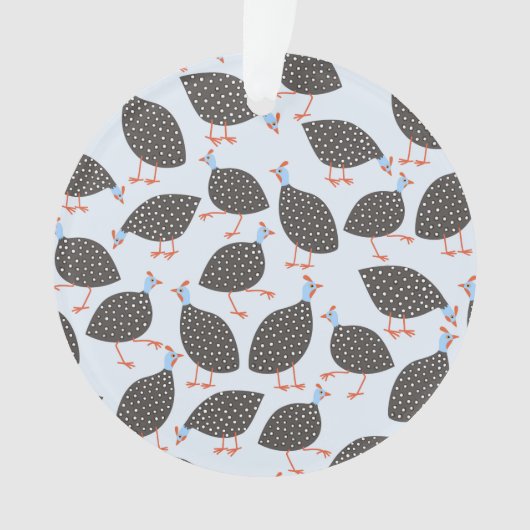 Guinee Fowl Ornament (voorkant)