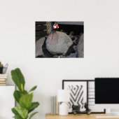Guinee Fowl Poster (Thuiskantoor)