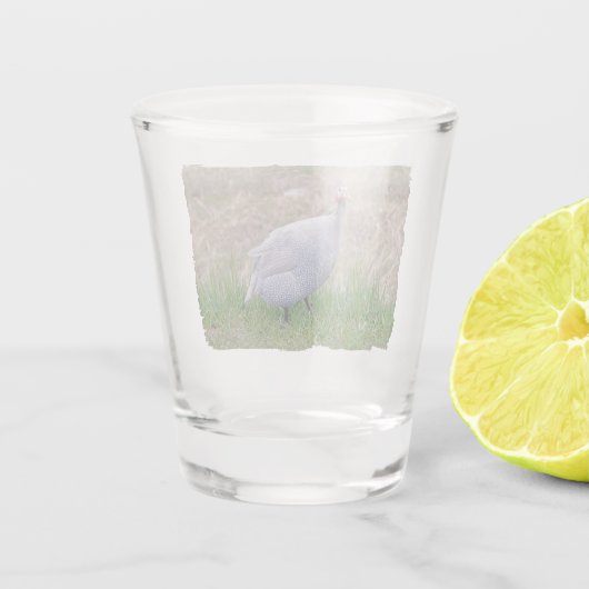 Guinee Fowl Shot Glas (Achterkant)