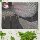 Guinee Fowl Theedoek (Gevouwen)