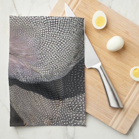 Guinee Fowl Theedoek (Quarter Fold)