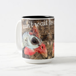 Guinee Fowl Tweekleurige Koffiemok