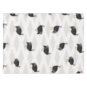 Guinee gevogelte vogel patroon geometrisch tafelkleed (Voorkant (Horizontaal))