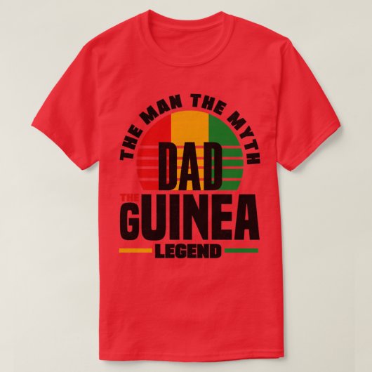 Guinee-Guinee - Fathers Dag1 T-shirt (Design voorkant)