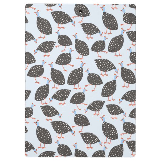 Guinee Hen Bird Klembord (Achterkant)