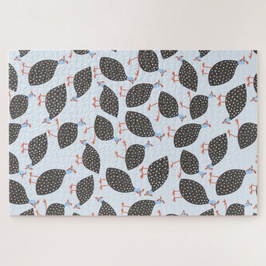 Guinee Hen Bird Legpuzzel (Horizontaal)