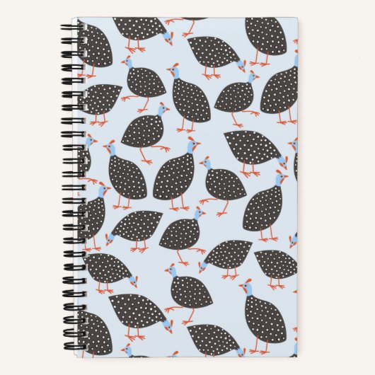 Guinee Hen Bird Notitieboek (Voorkant)