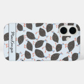 Guinee Hen Bird Pattern - Gepersonaliseerd Case-Mate iPhone Case (Achterkant (horizontaal))