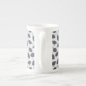 Guinee Hen Fun Bird Pattern Porselein Kop (Achterkant)