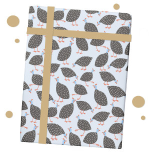 Guinee Hens Bird Pattern Cadeaupapier