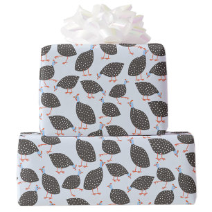 Guinee Hens Bird Pattern Cadeaupapier