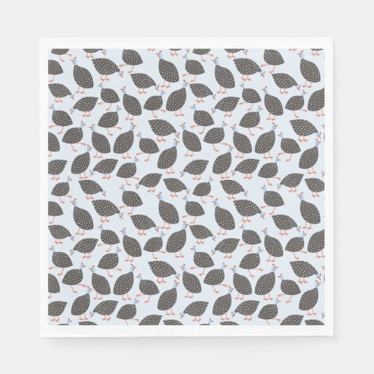 Guinee Hens Bird Pattern Servet (Voorkant)
