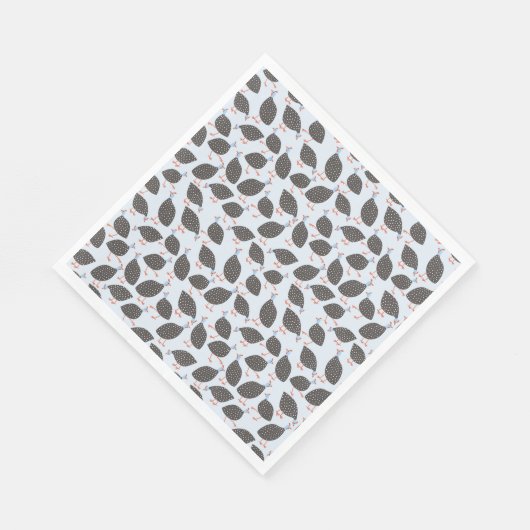 Guinee Hens Bird Pattern Servet (Hoek)