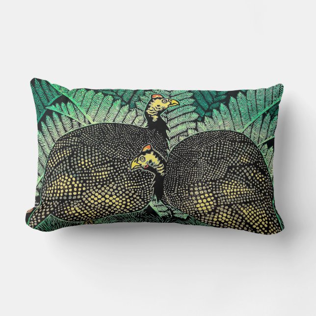 Guinee Hens kasamatsu shirts vogelblad japanse kun Kussen (Voorkant)