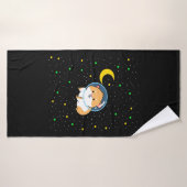 Guinee in de ruimte | Cute Astronomy Guinee Pig Badhanddoek (Badhanddoek)