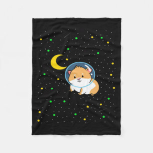 Guinee in de ruimte Cute Astronomy Guinee Pig Fleece Deken