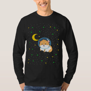 Guinee in de ruimte Cute Astronomy Guinee Pig T-shirt