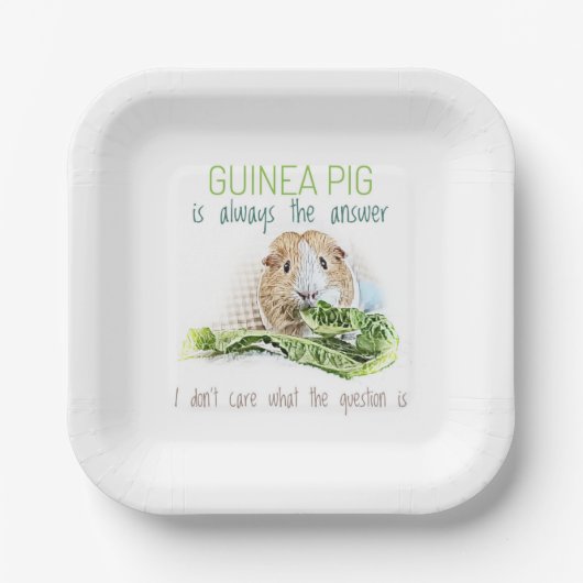 Guinee is altijd het Bord Antwoordpapier (Voorkant)