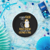 Guinee is echt vriendelijk papieren bordje (Feest)