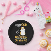 Guinee is echt vriendelijk papieren bordje (Feest)