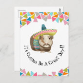 Guinee is een geweldige dag!! voeg uw eigen offert briefkaart (Voorkant / Achterkant)