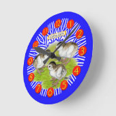 Guinee Keets Trio Clock Ronde Klok (Hoek)