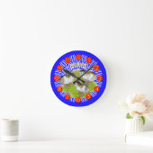 Guinee Keets Trio Clock Ronde Klok (Huis)